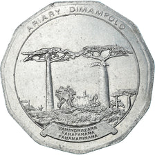 Coin, Madagascar, 50 Ariary, 1996