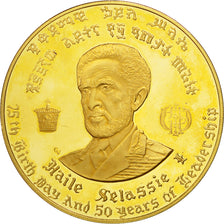 ETHIOPIA, 200 Dollars, 1966, KM #42, MS(63), Gold, 80.22