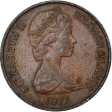 Münze, Salomonen, 2 Cents, 1977