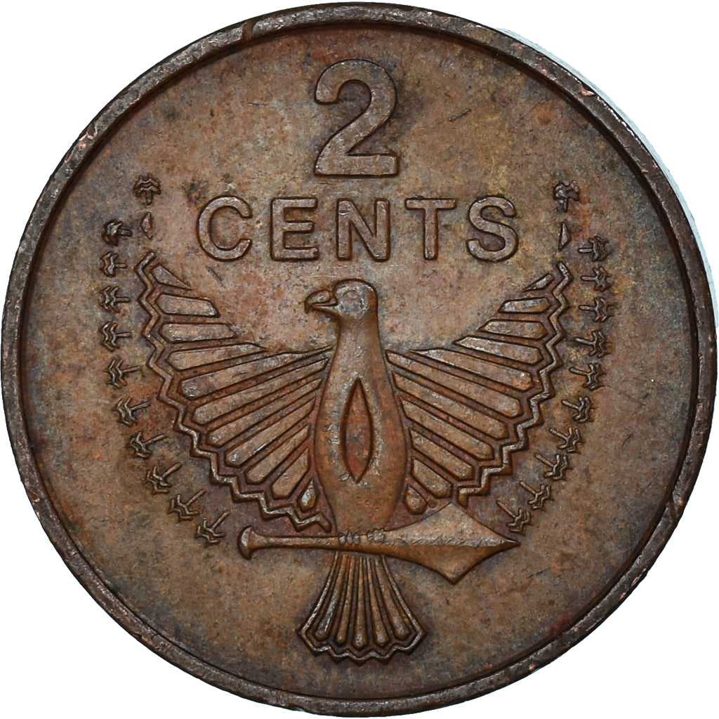 Monnaie, Îles Salomon, 2 Cents, 1977