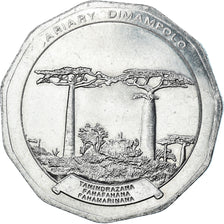 Coin, Madagascar, 50 Ariary, 1996