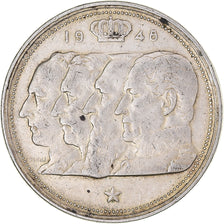 Coin, Belgium, 100 Francs, 1948, Royal Belgium Mint, VF(30-35), Silver, KM:138.1