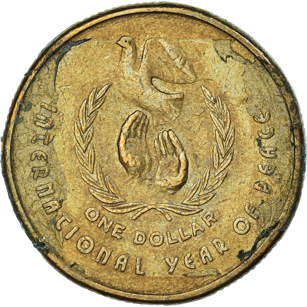 Moneta, Australia, Dollar, 1986