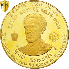 Moneta, Etiopia, Haile Selassie, 100 Dollars, 1966, PCGS, PR66DCAM, FDC, Oro