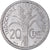 Monnaie, Indochine française, 20 Cents, 1945, Castelsarrasin, TTB+, Aluminium