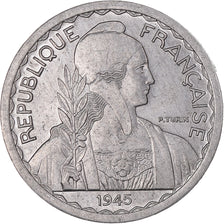 Moneta, INDOCINA FRANCESE, 20 Cents, 1945, Paris, BB+, Alluminio, KM:29.1