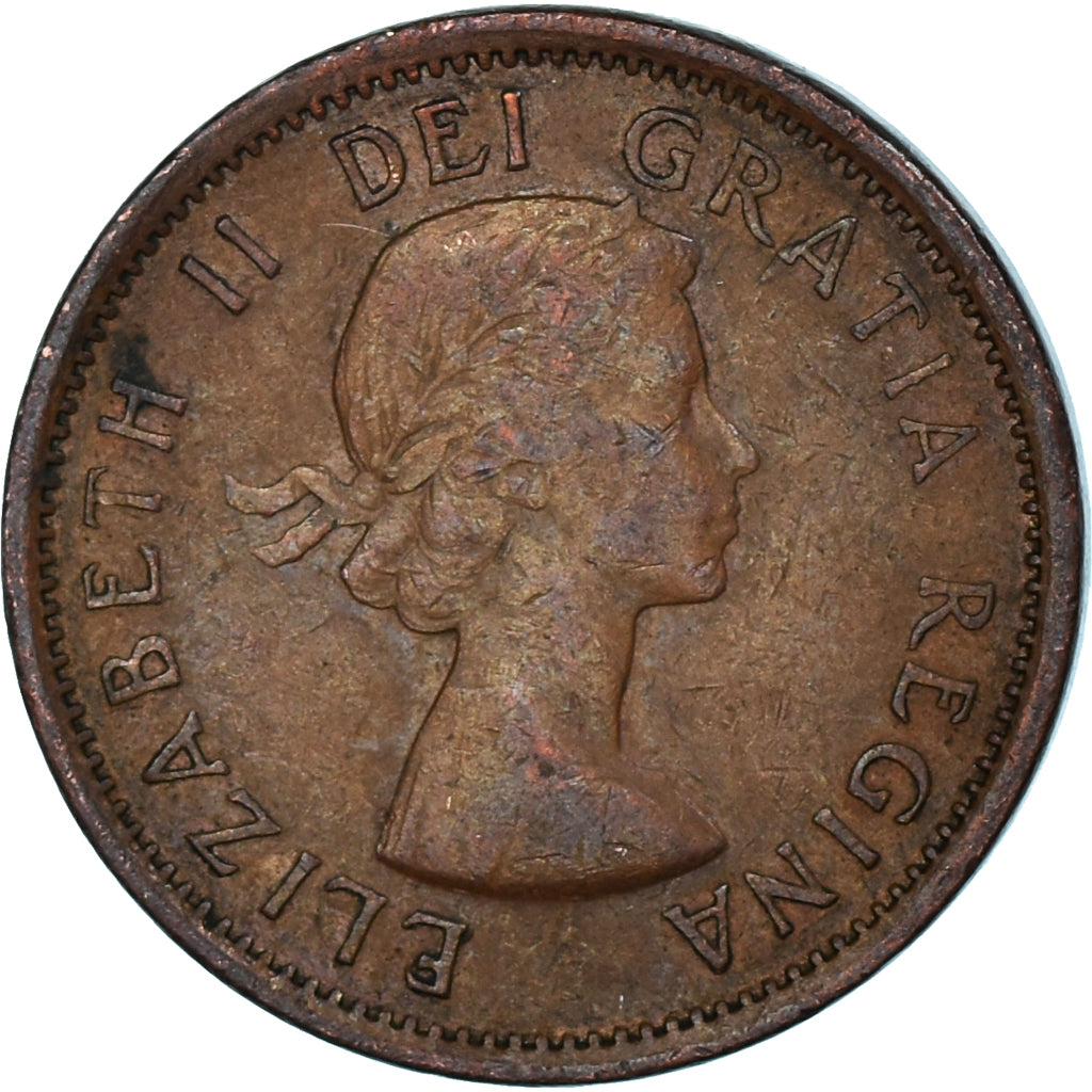 Coin, Canada, Cent, 1960