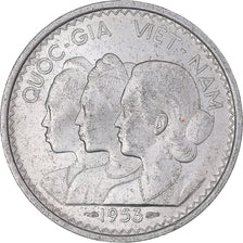 Coin, Vietnam, STATE OF SOUTH VIET NAM, 20 Su, 1953, Paris, EF(40-45), Aluminum