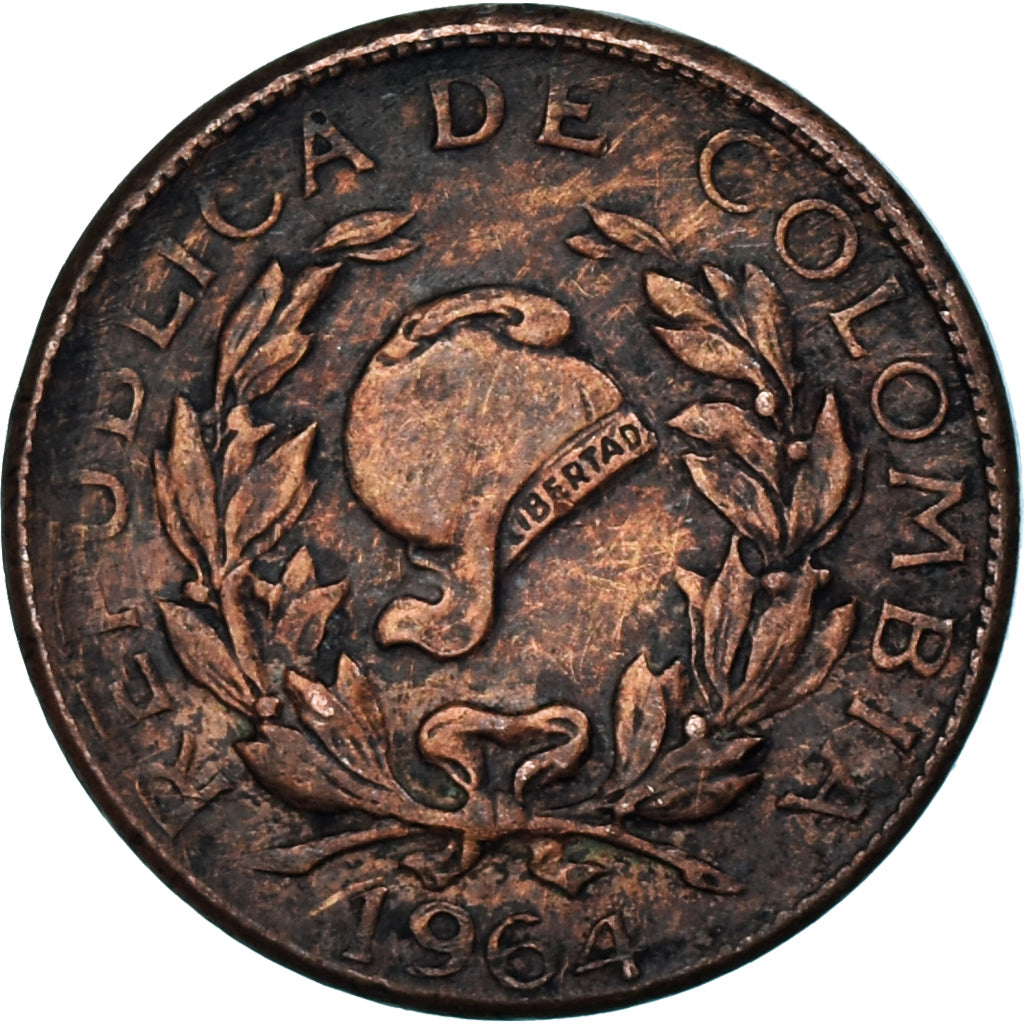 Münze, Kolumbien, Centavo, 1964