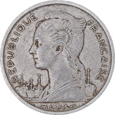 Monnaie, Réunion, 5 Francs, 1955, TB+, Aluminium, KM:9