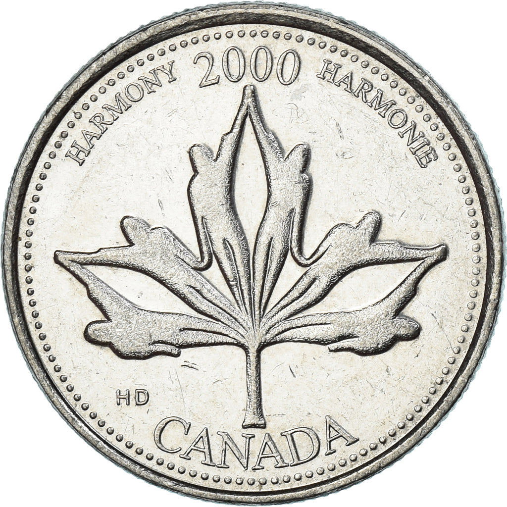 Coin, Canada, 25 Cents, 2000