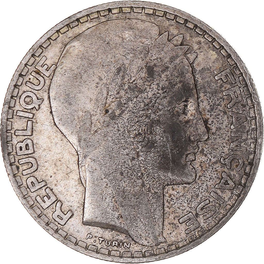 Moneta, Francia, Turin, 20 Francs, 1929, Paris, BB, Argento, KM:879, Gadoury:852