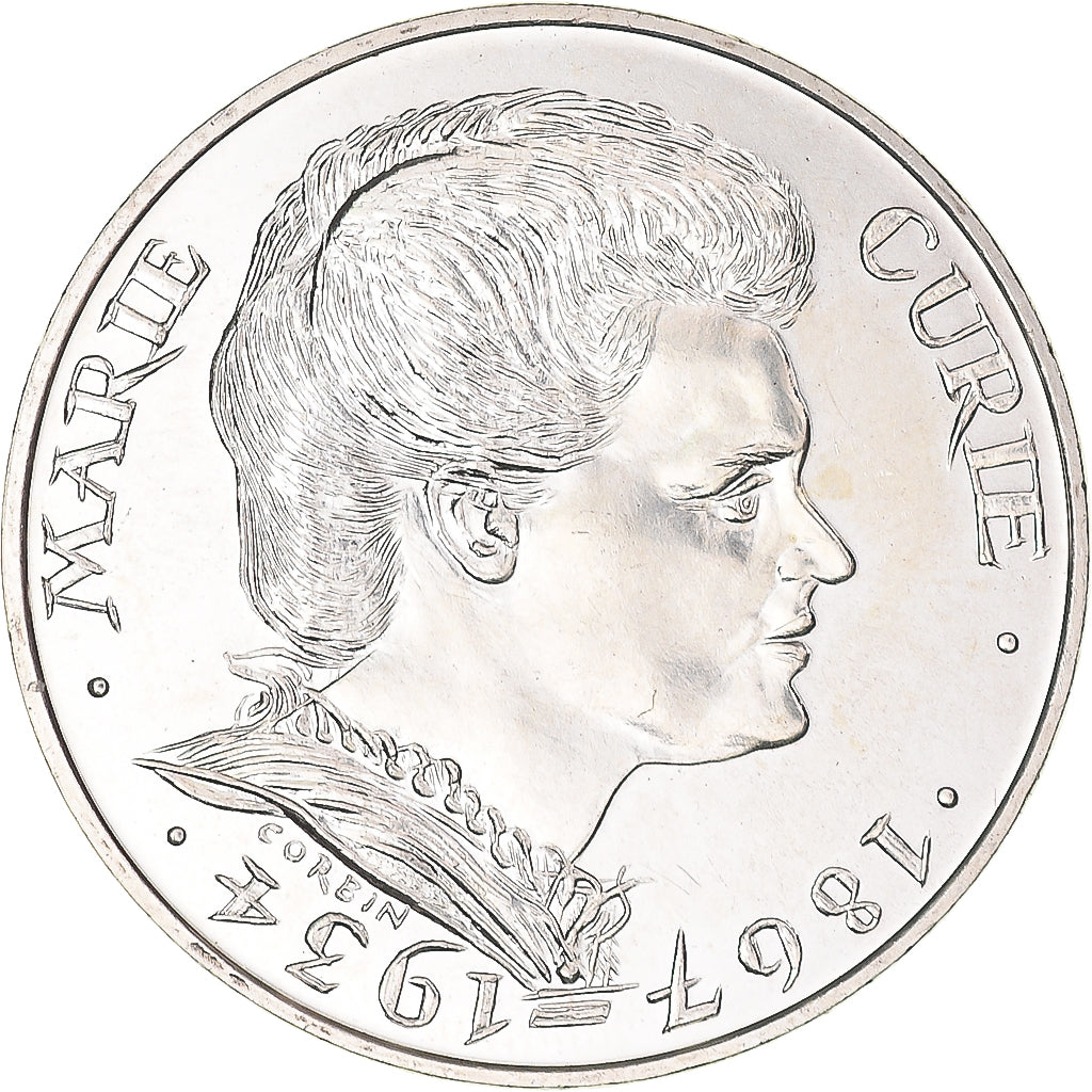 Monnaie, France, Marie Curie, 100 Francs, 1984, Paris, SPL, Argent, Gadoury:899