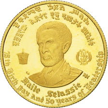 ETHIOPIA, 10 Dollars, 1966, KM #38, MS(63), Gold, 4.03