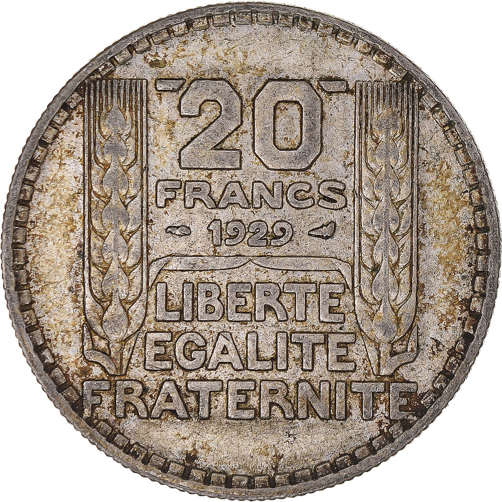 Monnaie, France, Turin, 20 Francs, 1929, Paris, TTB, Argent, Gadoury:852, KM:879