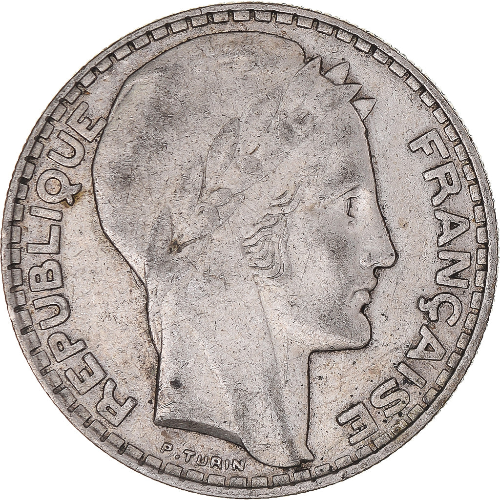 Moneta, Francia, Turin, 20 Francs, 1929, Paris, BB, Argento, KM:879, Gadoury:852