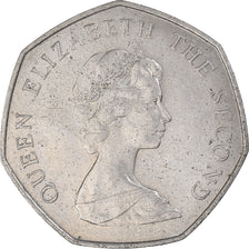 Coin, Jersey, 50 Pence, 1981