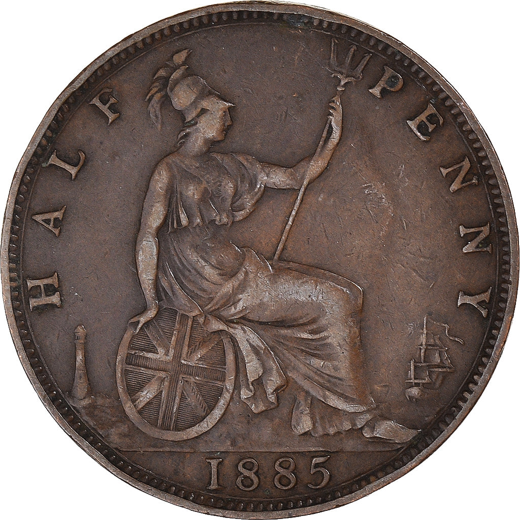 Moneta, Gran Bretagna, 1/2 Penny, 1885