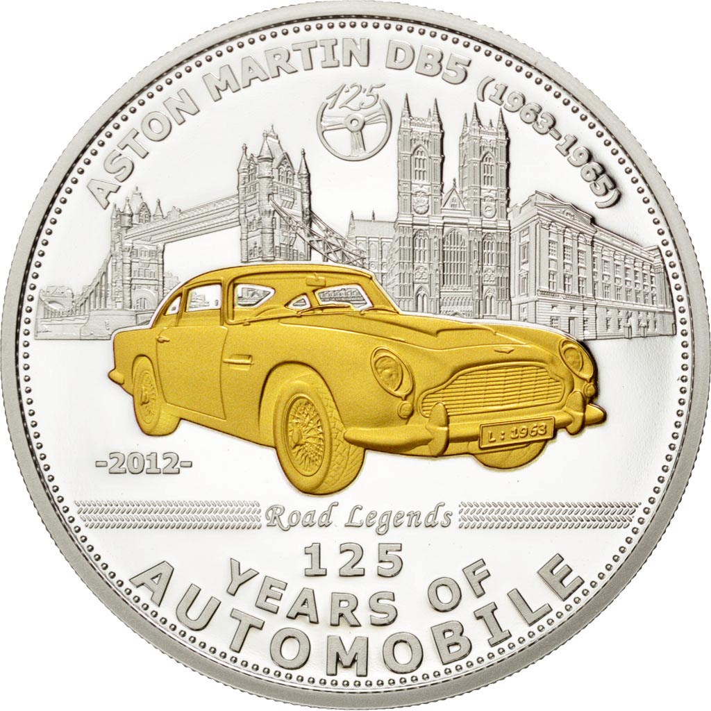Palau, 5 Dollars, 2012, MS(65-70), Silver, 20.00