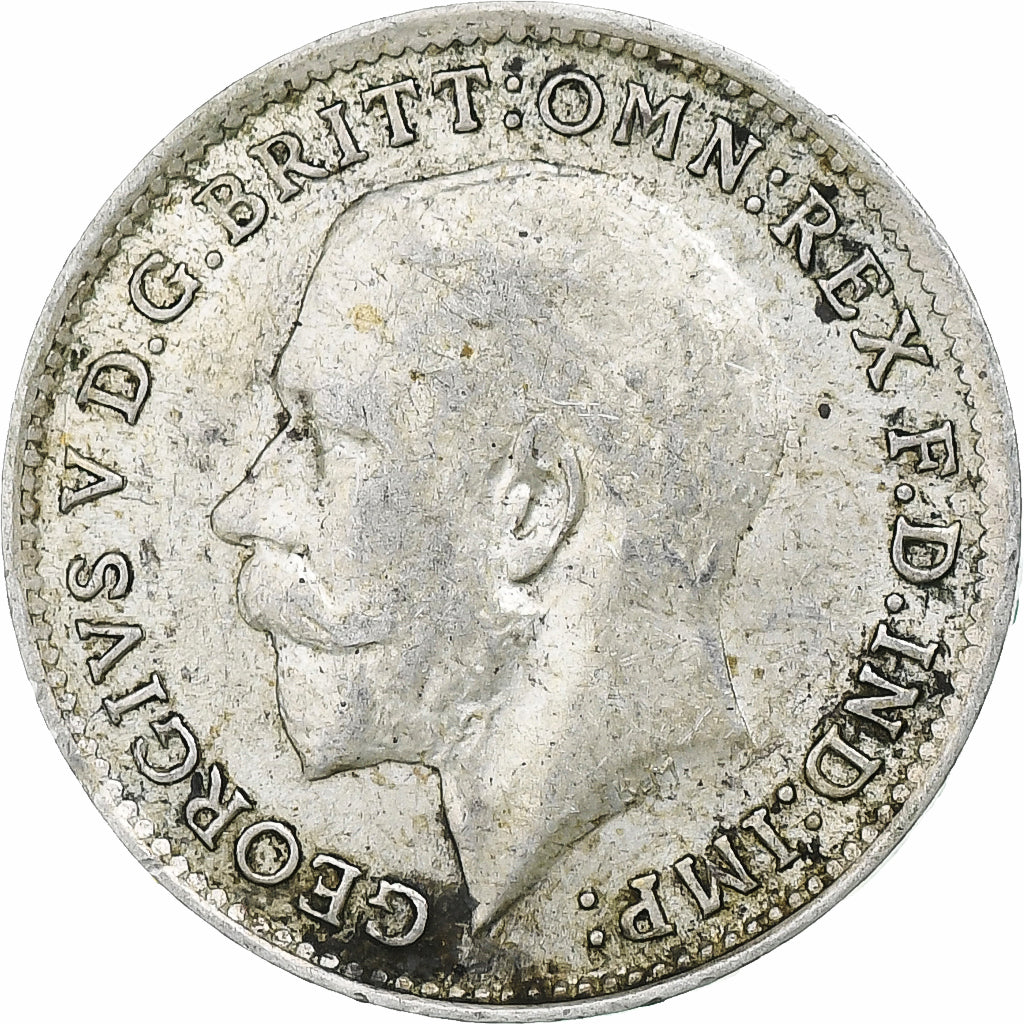 Coin, Great Britain, George V, 3 Pence, 1916, British Royal Mint, VF(30-35)