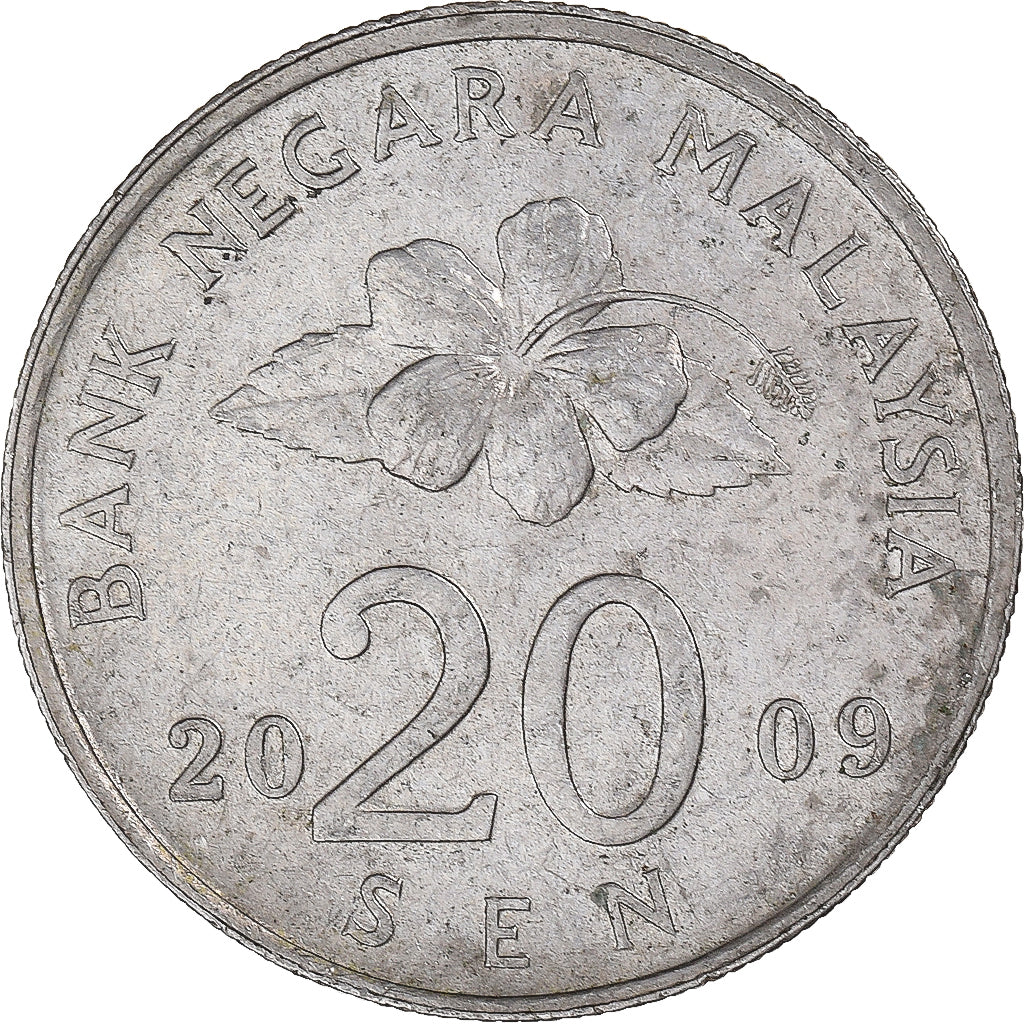 Monnaie, Malaysie, 20 Sen, 2009