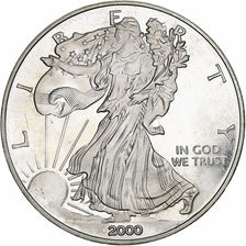 Stati Uniti, Liberty Walking, Dollar, 2000, Philadelphia, Proof, FDC, Argento