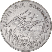 Moneta, Gabon, 100 Francs, 1977
