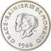 Monaco, 10 Francs, 1966, Monnaie de Paris, MS(60-62), Silver, KM:M1, Gadoury:MC