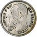 Bélgica, Leopold II, 2 Francs, 1909, Royal Belgium Mint, EF(40-45), Prata