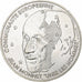 França, Jean Monnet, 100 Francs, 1992, Paris, MS(60-62), Prata, KM:1120