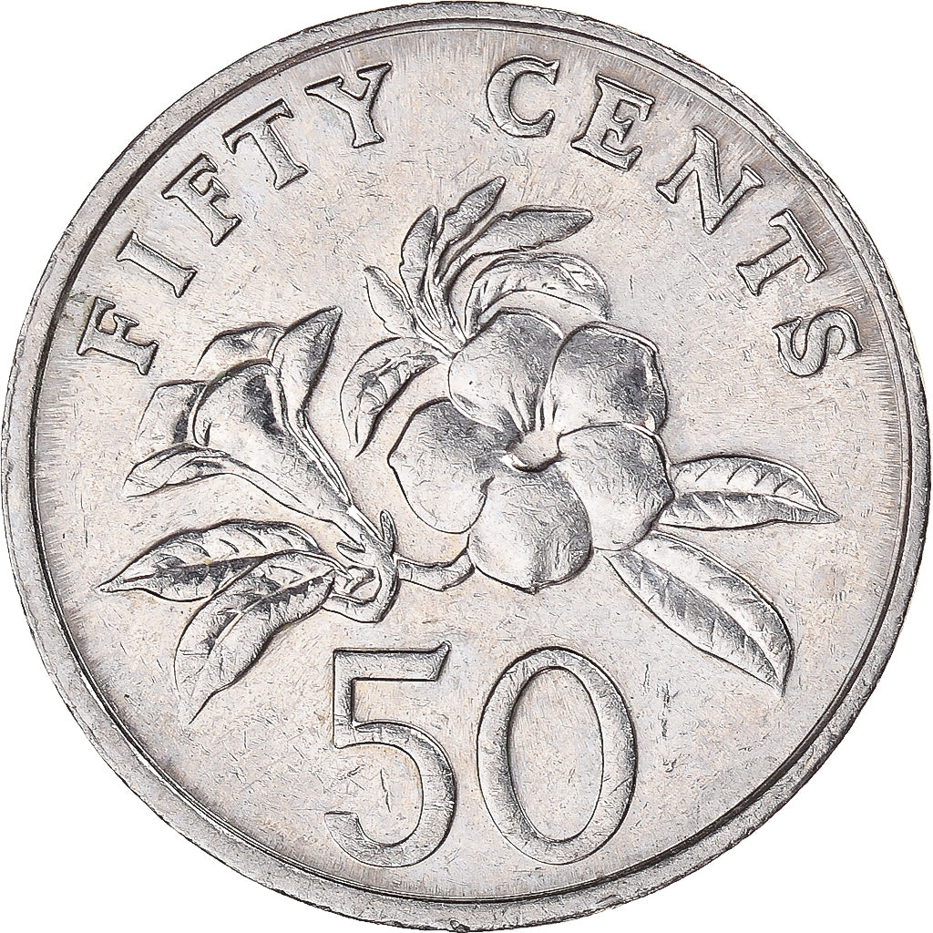 Moeda, Singapura, 50 Cents, 1997