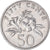 Coin, Singapore, 50 Cents, 1997