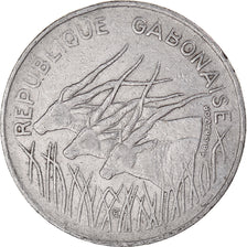 Münze, Gabun, 100 Francs, 1975