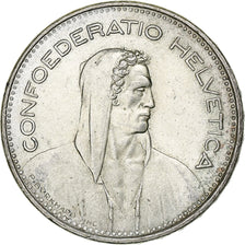 Switzerland, 5 Francs, 1965, Bern, AU(55-58), Silver, KM:40