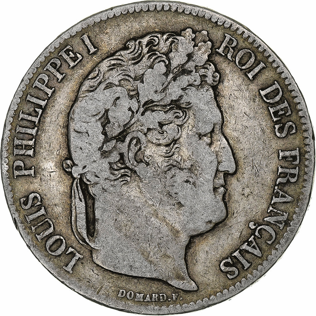 France, Louis-Philippe, 5 Francs, 1835, Limoges, VF(20-25), Silver, KM:749.6