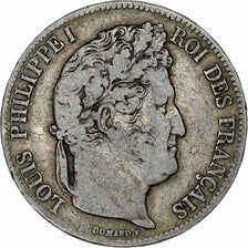 France, Louis-Philippe, 5 Francs, 1835, Limoges, VF(20-25), Silver, KM:749.6