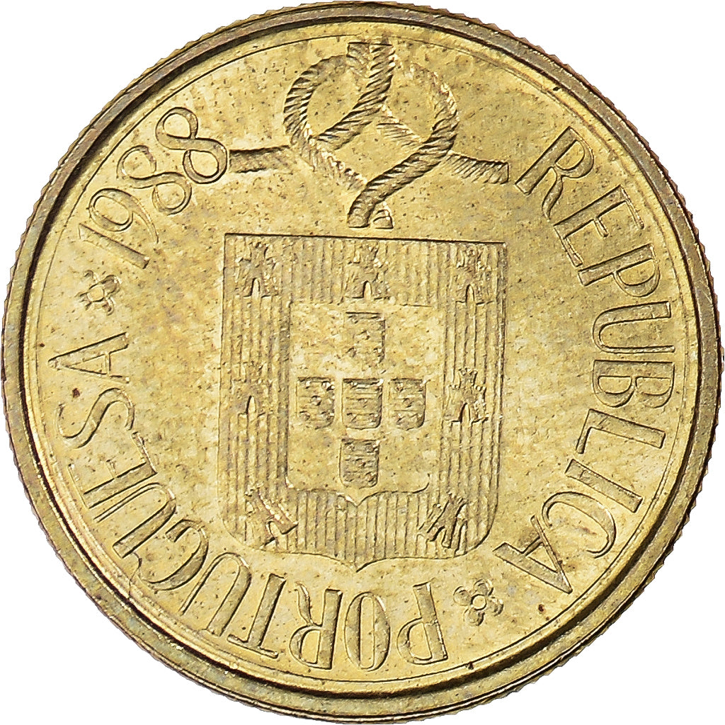 Coin, Portugal, Escudo, 1988