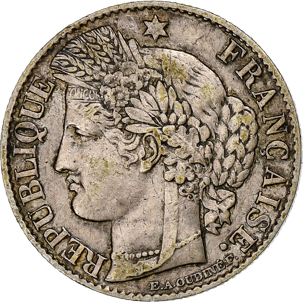 France, Cérès, 50 Centimes, 1895, Paris, AU(50-53), Silver, KM:834.1