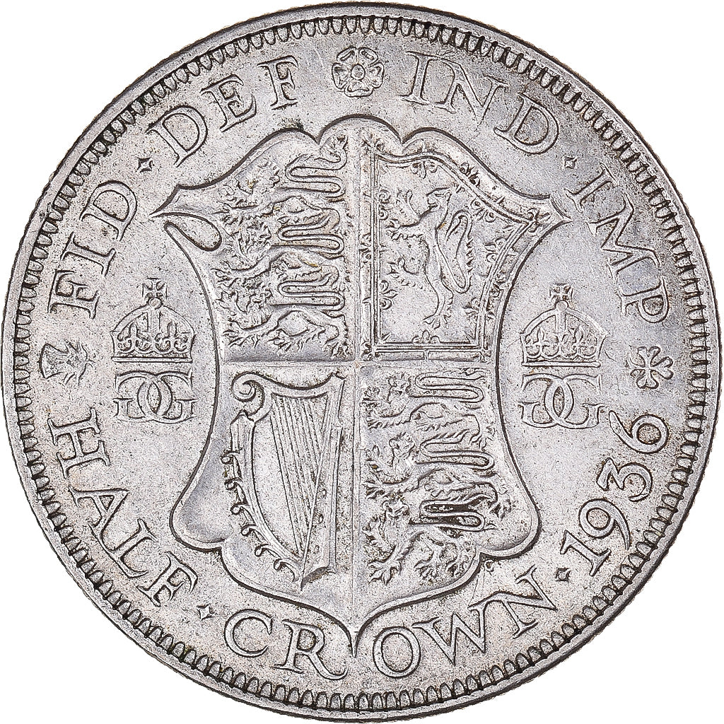 Münze, Großbritannien, 1/2 Crown, 1936
