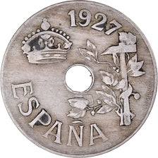 Münze, Spanien, 25 Centimos, 1927