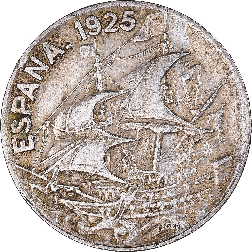 Moeda, Espanha, 25 Centimos, 1925