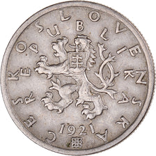 Münze, Tschechoslowakei, 50 Haleru, 1921