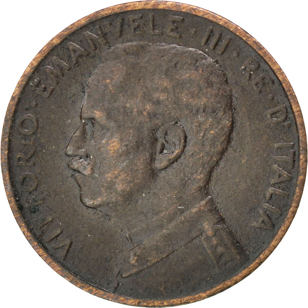 ITALY, Centesimo, 1912, Rome, KM #40, EF(40-45), Bronze, 0.96