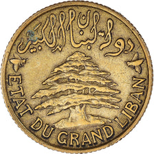 Moneta, Liban, 5 Piastres, 1925