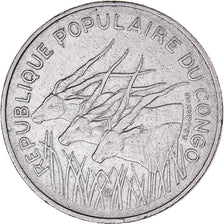 Moneta, Congo, 100 Francs, 1975