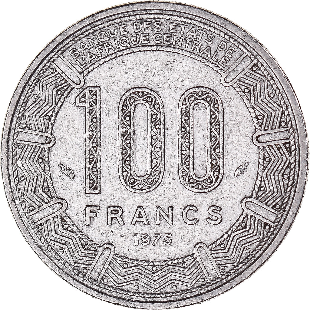 Moneta, Congo, 100 Francs, 1975