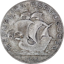 Coin, Portugal, 2-1/2 Escudos, 1945