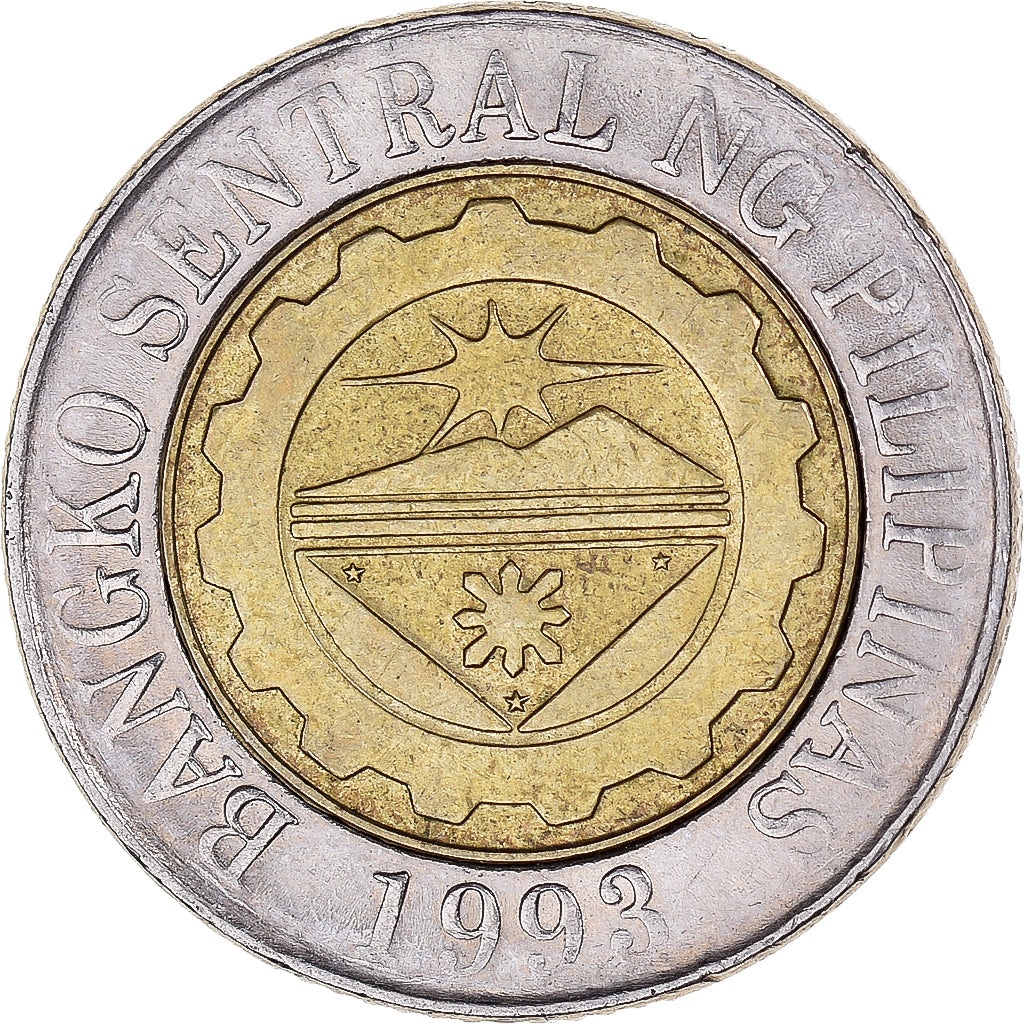 Moneta, Filippine, 10 Piso, 1993