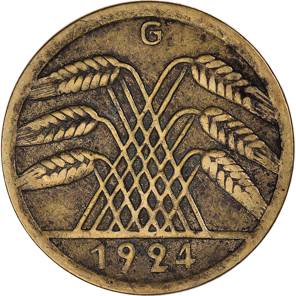 Moneta, Germania, 50 Rentenpfennig, 1924