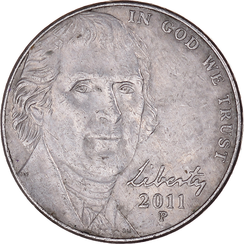 Moeda, Estados Unidos da América, 5 Cents, 2011